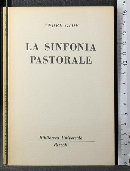 La sinfonia pastorale - André Gide - copertina