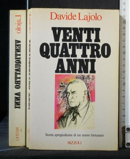 Venti Quattro Anni - Davide Lajolo - copertina
