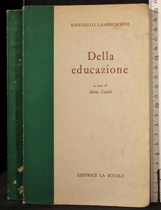 Della educazione - Raffaello Lambruschini - copertina