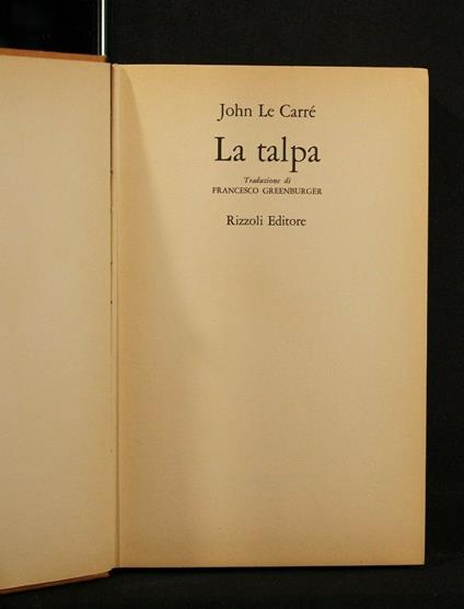 La Talpa - John Le Carré - copertina