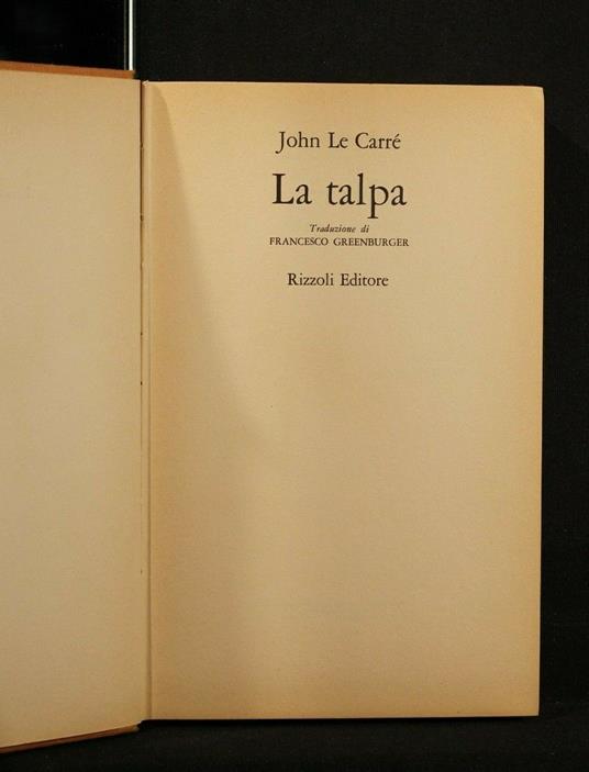 La Talpa - John Le Carré - copertina