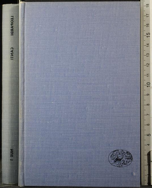 Canti - Giacomo Leopardi - copertina