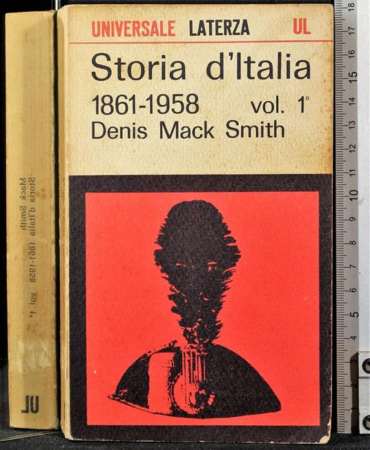 Storia d'Italia 1861-1958. Vol 1 - Denis Mack Smith - copertina