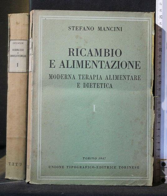 Ricambio e Alimentazione Vol. 1-2 - Stefano Mancini - copertina