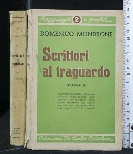 Scrittori Al Traguardo Vol. Ii - Domenico Mondrone - copertina