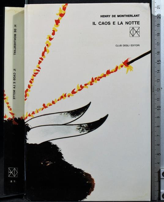 Il caos e la notte - Henry de Montherlant - copertina