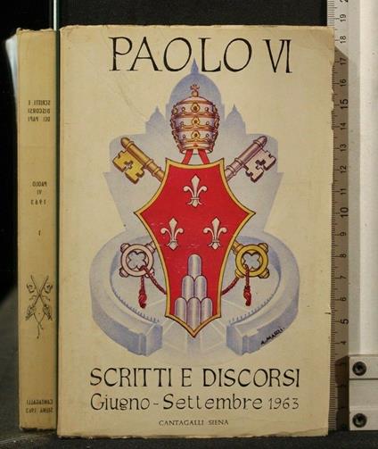Scritti e Discordi Giugno-Settembre 1963 - Paolo VI - copertina