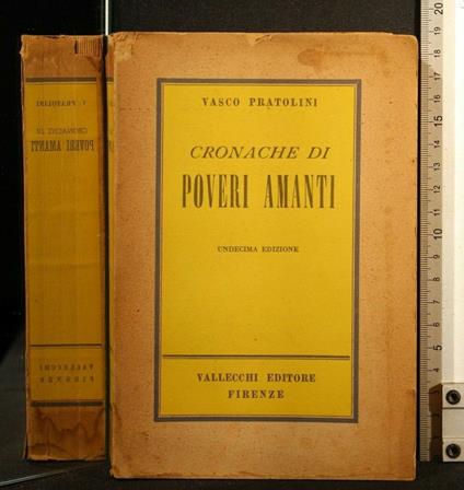 Cronache di Poveri Amanti - Vasco Pratolini - copertina