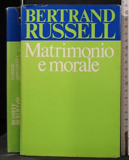 Matrimonio e Morale - Bertrand Russell - copertina