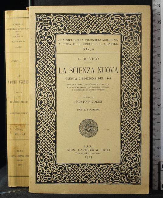 La scienza nuova Vol 2 - Giambattista Vico - copertina