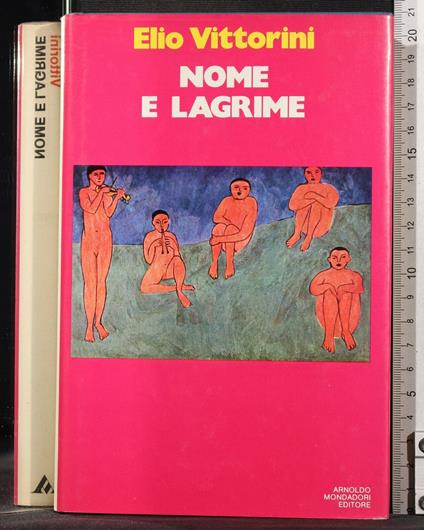 Nome e lagrime - Elio Vittorini - copertina