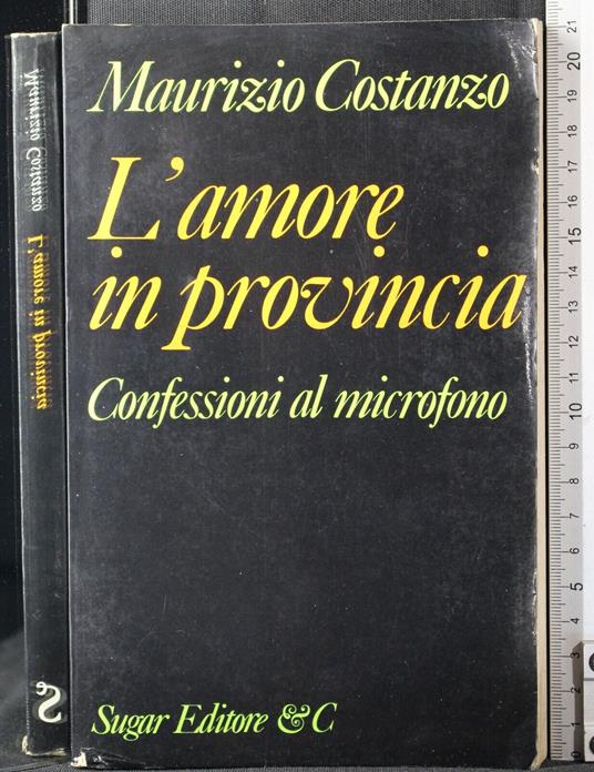 L' amore in provincia - Maurizio Costanzo - copertina