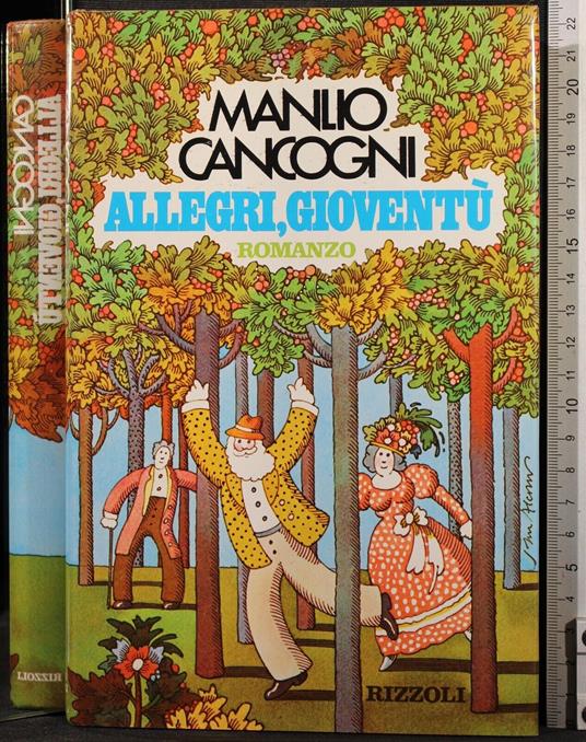 Allegri, Gioventù - Manlio Cancogni - copertina