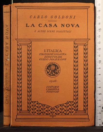 La casa nova e altre scene dialettali - Carlo Goldoni - copertina