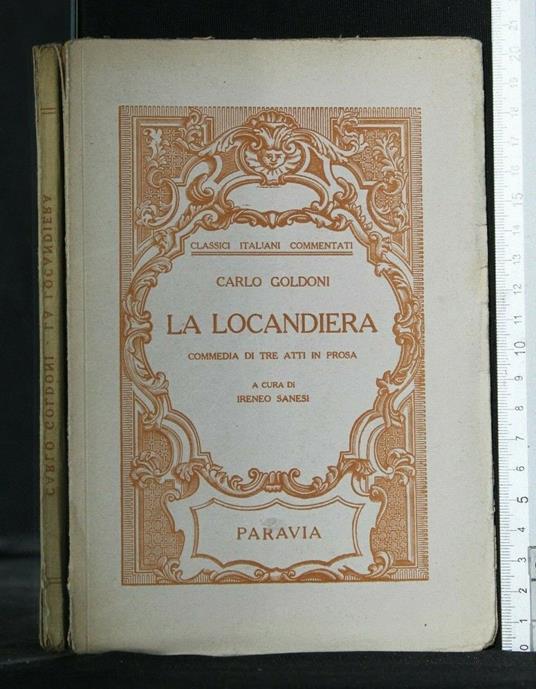 La Locandiera - Carlo Goldoni - copertina