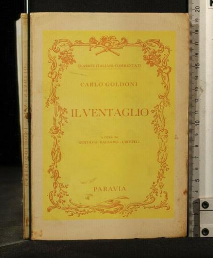 Il Ventaglio - Carlo Goldoni - copertina