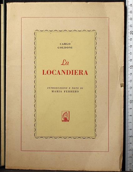 La locandiera - Carlo Goldoni - copertina