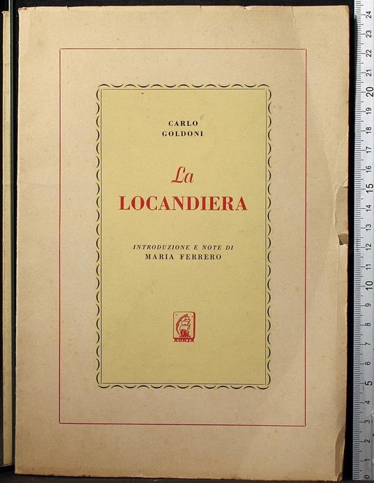 La locandiera - Carlo Goldoni - copertina