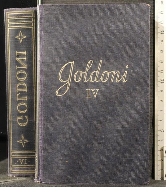 Goldoni Iv. Tutte Le - Carlo Goldoni - copertina
