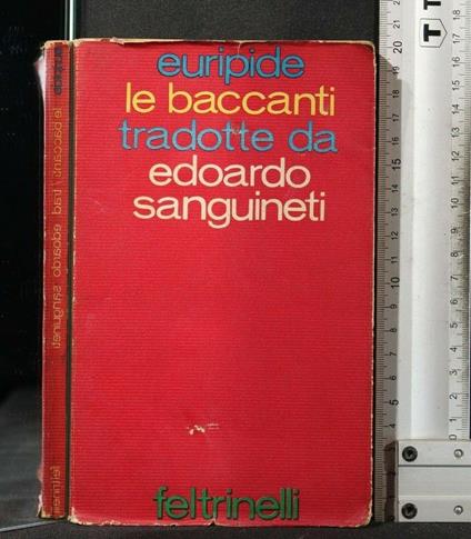 Euripide - Edoardo Sanguineti - copertina