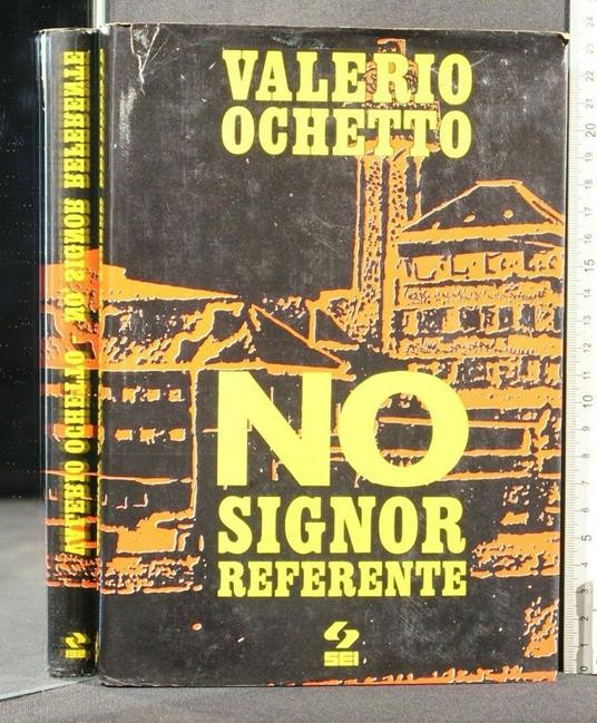 No Signor Referente - Valerio Ochetto - copertina