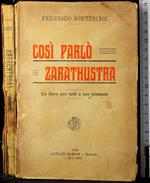 Cosi parlo zarathustra