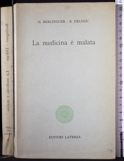 La medicina è malata - Enrico Berlinguer - copertina