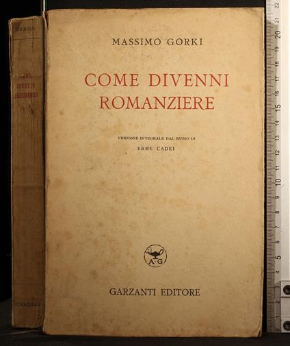Come divenni romanziere - Maksim Gorkij - copertina