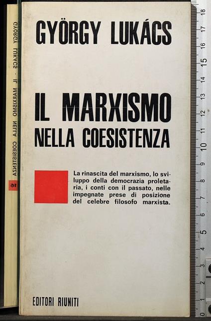 Il marxismo nella coesistenza - György Lukács - copertina