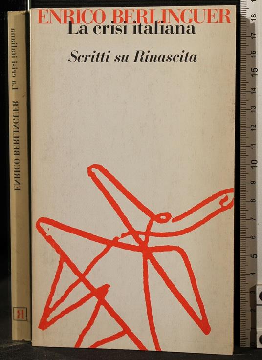 La Crisi Italiana - Enrico Berlinguer - copertina