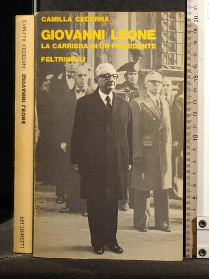 Giovanni Leone - Camilla Cederna - copertina
