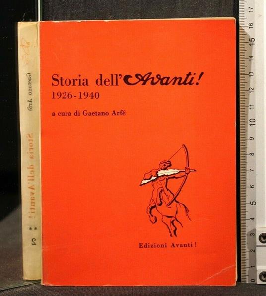 Storia Dell'Avanti! 1926-1940 - Gaetano Arfé - copertina