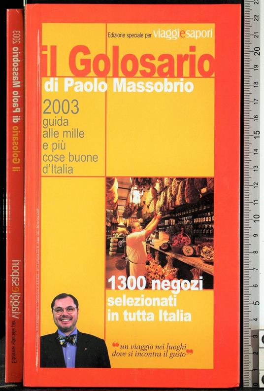 Il golosario 2003 - Paolo Massobrio - copertina