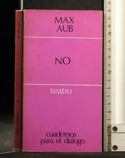 No - Max Aub - copertina