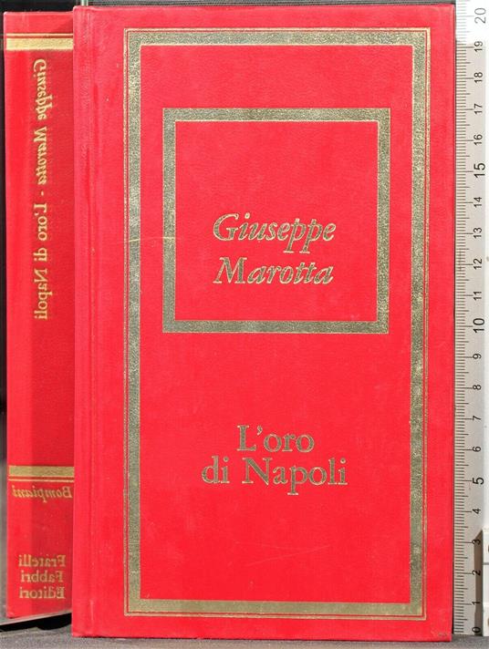 L' oro di Napoli - Giuseppe Marotta - copertina