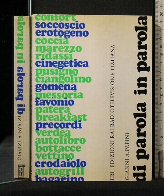 Di Parola in Parola - Gianni Papini - copertina
