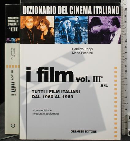 I film. Vol 3. Parte 1 e 2 - Roberto Poppi - copertina
