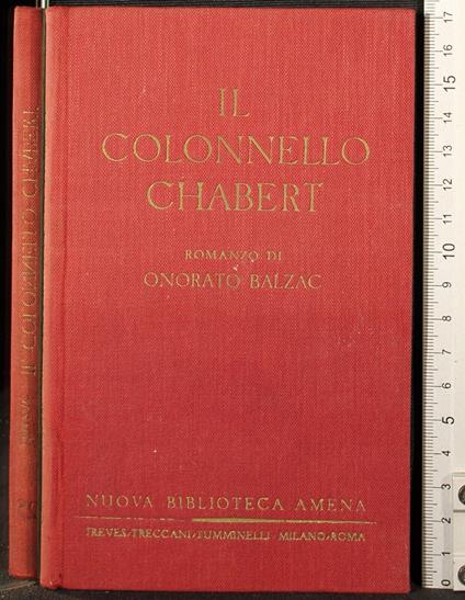 Il colonello chabert - Honoré de Balzac - copertina