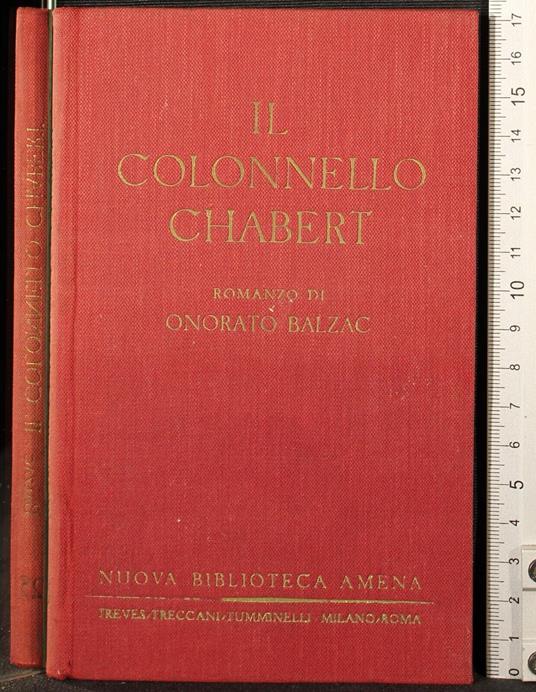Il colonello chabert - Honoré de Balzac - copertina