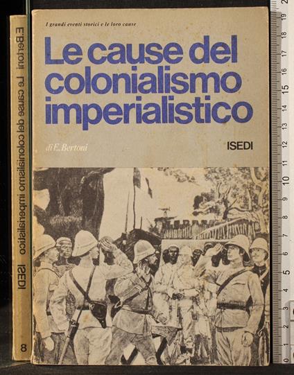 Le cause del colonialismo imperialistico - Giulio Bertoni - copertina