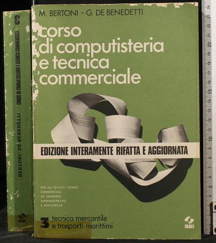 Corso di Computisteria e Tecnica Commerciale - Giulio Bertoni - copertina