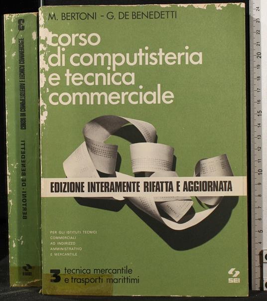 Corso di Computisteria e Tecnica Commerciale - Giulio Bertoni - copertina