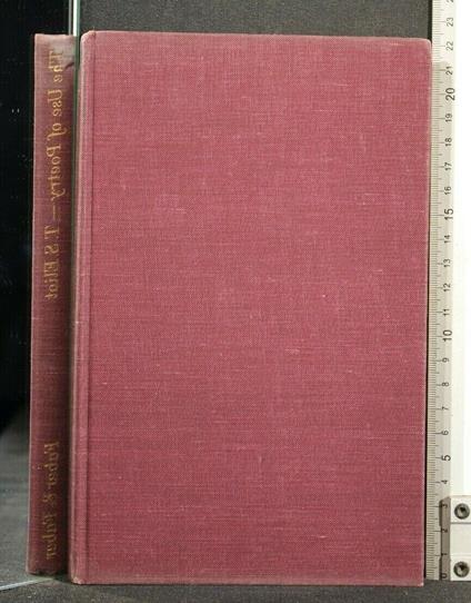 The Use Of Poetry And The Use Of Criticism - Thomas S. Eliot - copertina