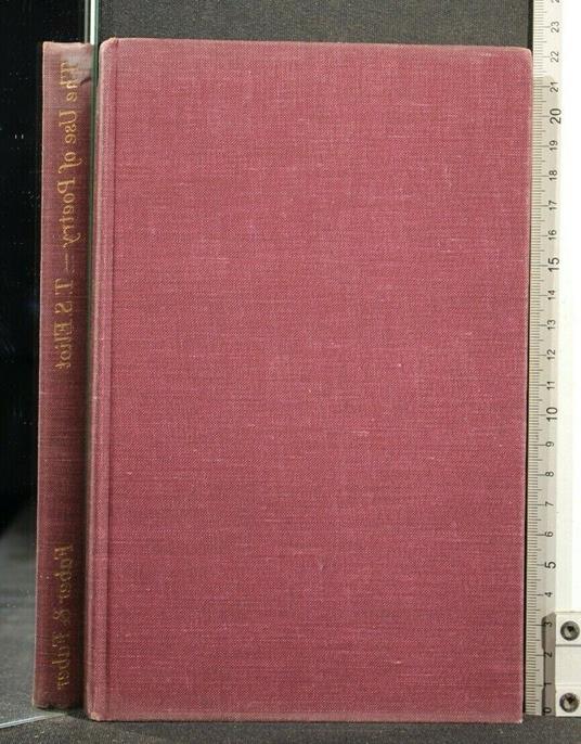 The Use Of Poetry And The Use Of Criticism - Thomas S. Eliot - copertina