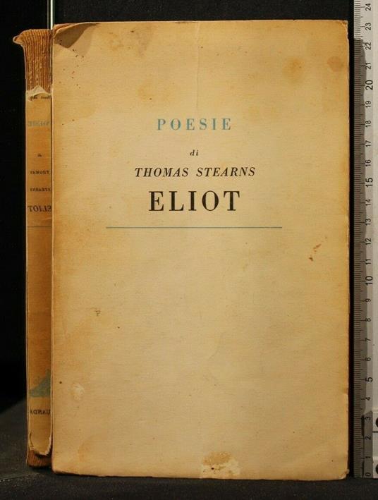 Poesie - Thomas S. Eliot - copertina