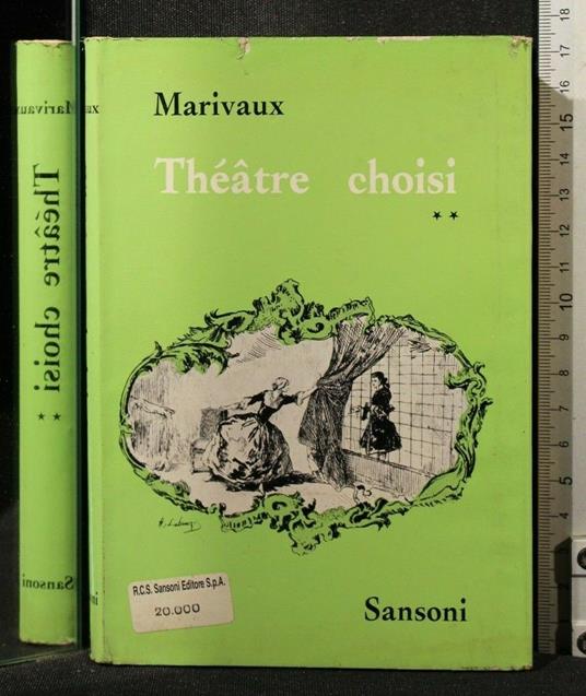 Theatre Choisi Vol 2 - Pierre de Marivaux - copertina