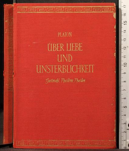 Uber liebe und unsterblichkeit - Platone - copertina