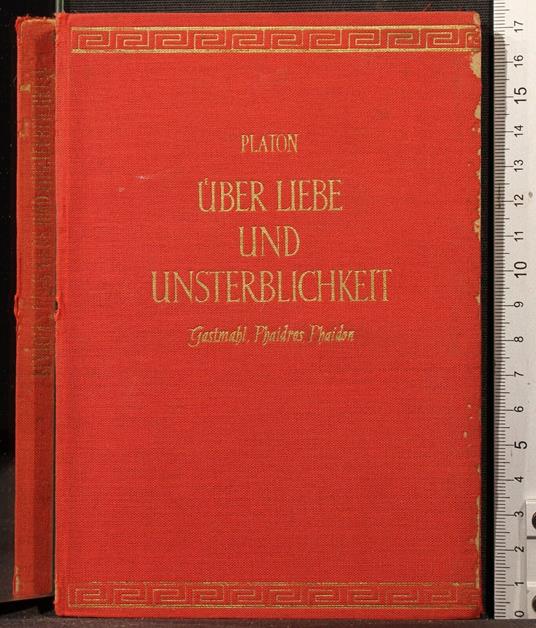 Uber liebe und unsterblichkeit - Platone - copertina