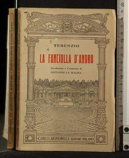 La Fanciulla D'Andro - P. Afro Terenzio - copertina