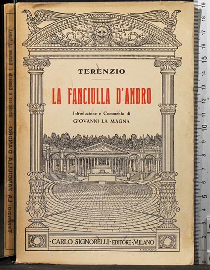 La fanciulla d'andro - P. Afro Terenzio - copertina
